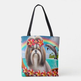 Hawaiian Outrigger Adventure Tote Bag