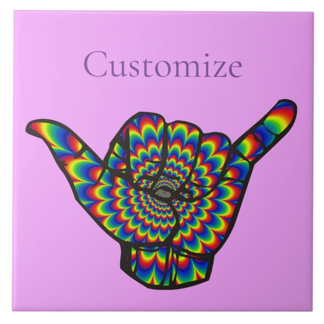 Hawaiian Shaka Psychedelic Thunder_Cove (Frente)