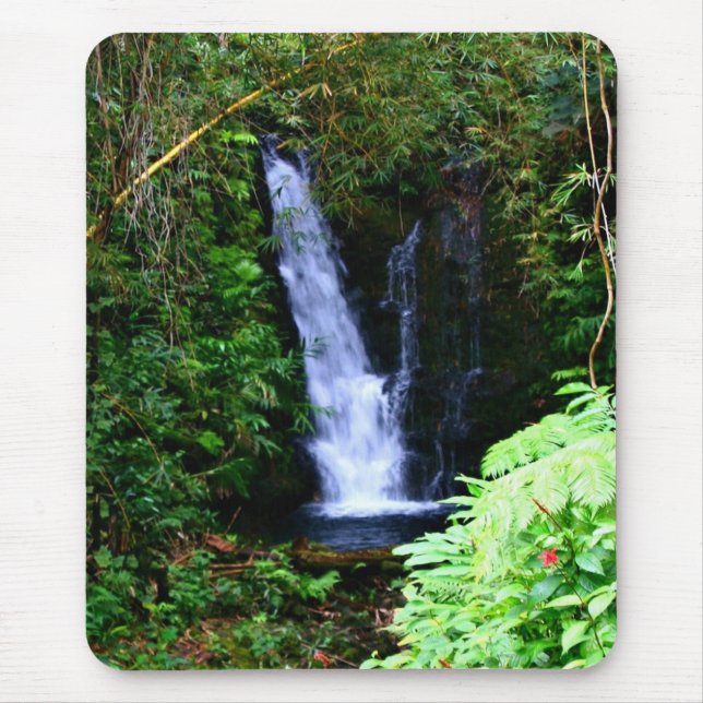 Hawaiian Waterfall Mousepad (Frente)
