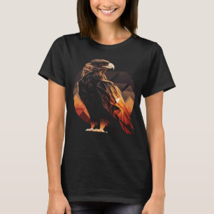 Hawk Geométrico Sunsetb Graphic Camisetas para Hom