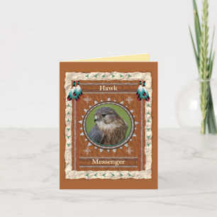 Hawk - Messenger - Cartão de Saudação Personalizad