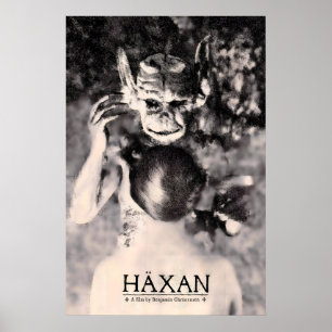 Häxan 1922 Cartaz de Filme IMPRESSÃO A5-A1 Clássic