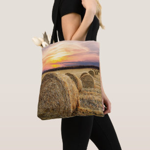 Hay Balança Fazenda Ranch Sunset Tote Bag