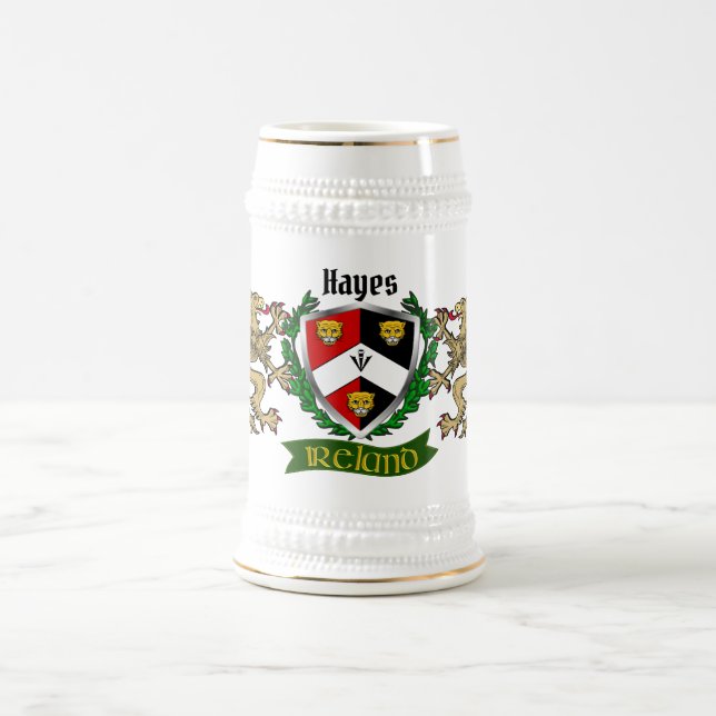 Hayes Irish Shield Beer Caneca de cerveja (Centro)