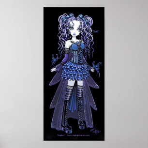 "Haylee" Roxo Tatota Borboleta Fada Poster