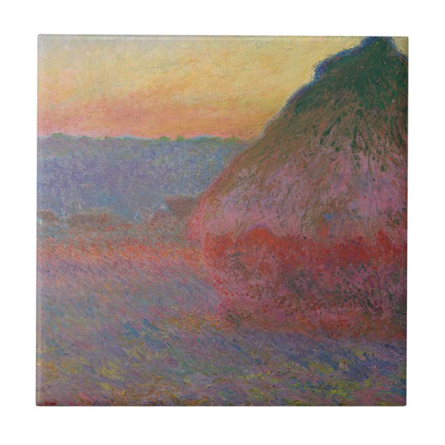 Haystacks (por Claude Monet) (Frente)