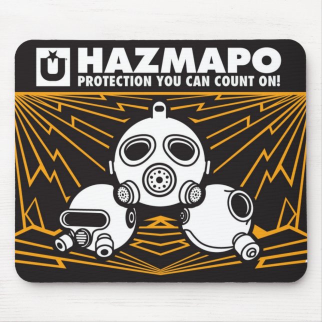 Haz Mousepad - laranja (Frente)