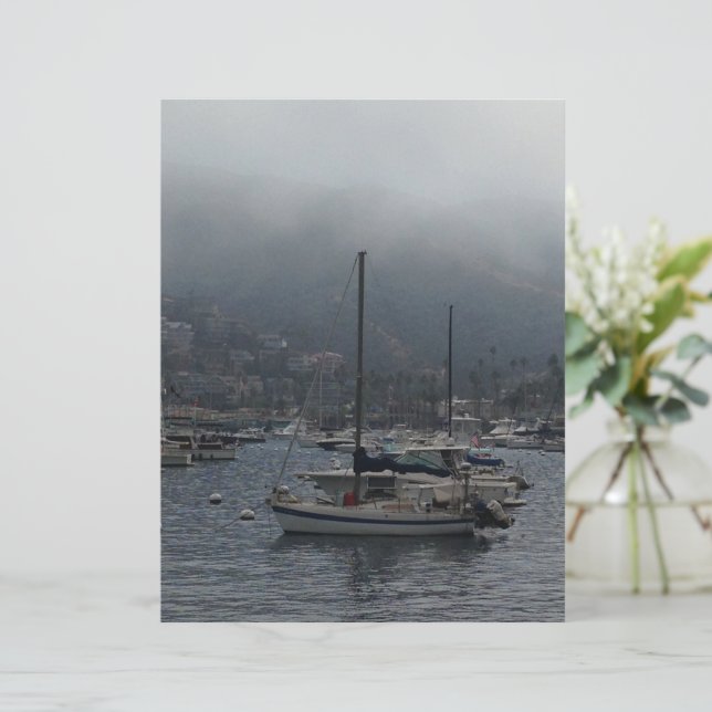 Hazy Sailing Day Scrapbook Paper (Em pé/Frente)