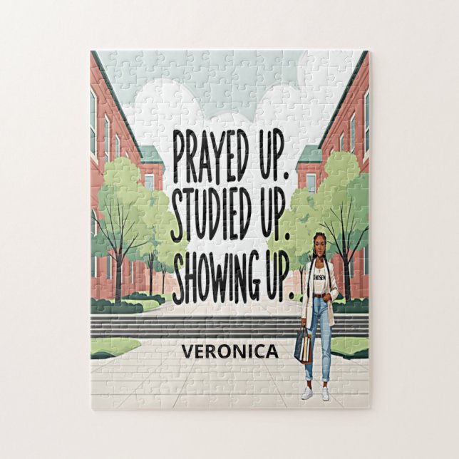 HBCU Personalizada Faith Jigsee Quebra-cabeça (Vertical)