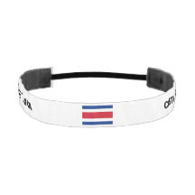 Headband da bandeira de Costa Rica