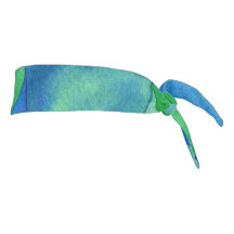 Headband de turquesa do verde azul do teste padrão