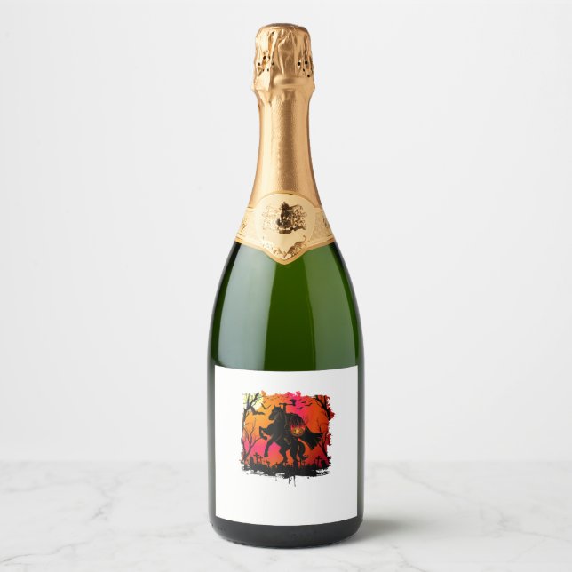 Headless Horseman Shirt Urban Legend Halloween Pum (Frente)