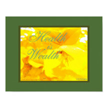 "Health is Wealth" Poster Art Print