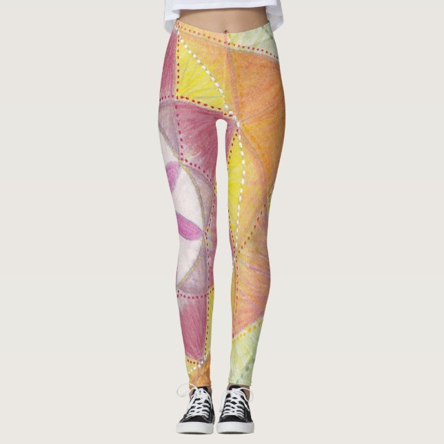 Heart Chakra Mandala Leggings (Frente)