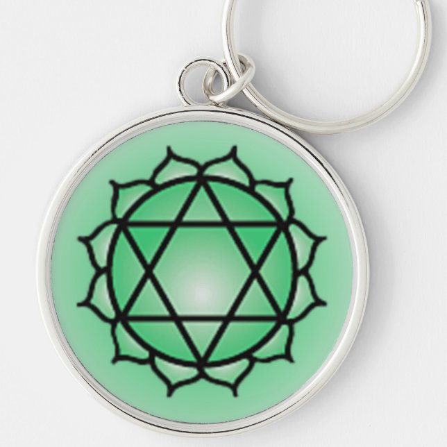 Heart Chakra Premium Chaveiro (Frente)