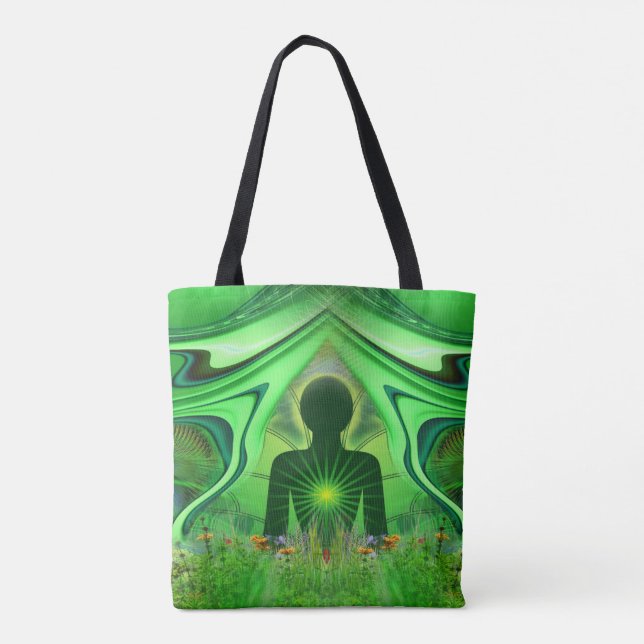 Heart Chakra Tote Bag (Verso)