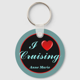 Heart Cruising chaveiro personalizado