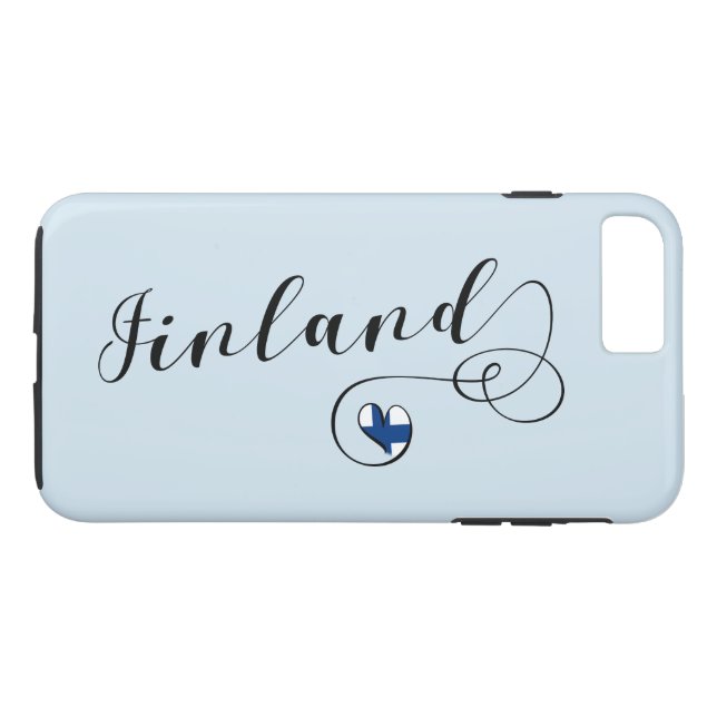 Heart Finland Mobile Capa de telefone, Finlandês (Verso (Horizontal))