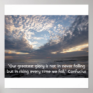 Heart In The Clouds Inspirational Poster