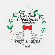 Heart Lollipops Primeiro Natal Juntos