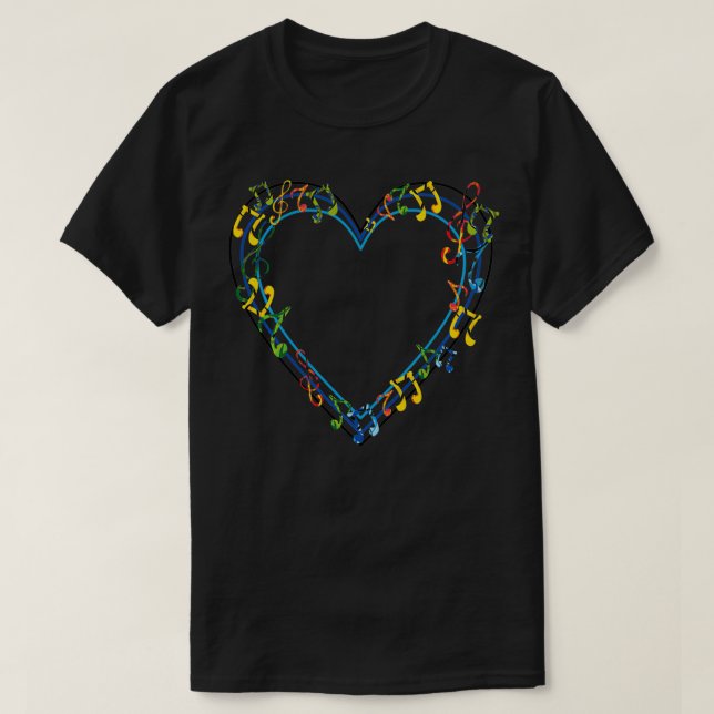 Heart Note  For Music Lovers & Artists Pullover  (Frente do Design)