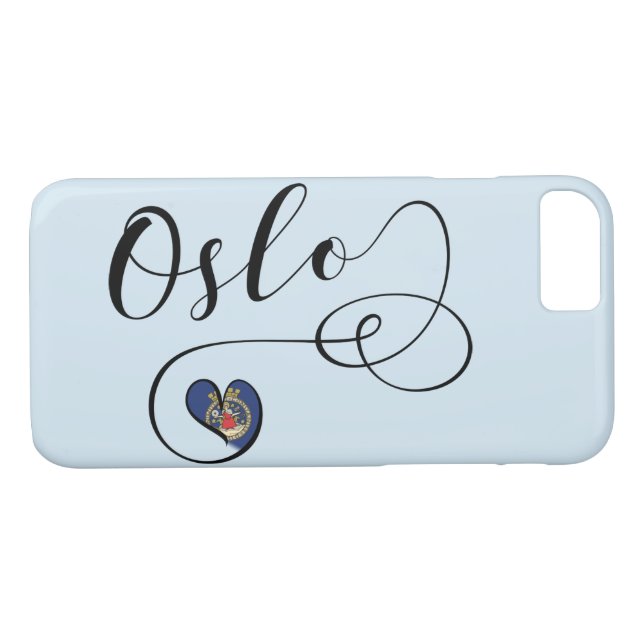 Heart Oslo Mobile Capa de telefone, Noruega (Verso (Horizontal))