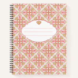 Heart Pattern Notebook – Customize Interior Pages