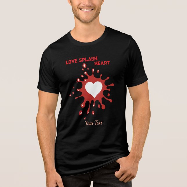 Heart Splash Art – Creative Love Expression Design (Frente)