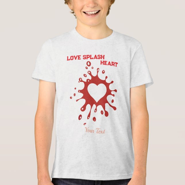 Heart Splash Art – Creative Love Expression Design (Frente)