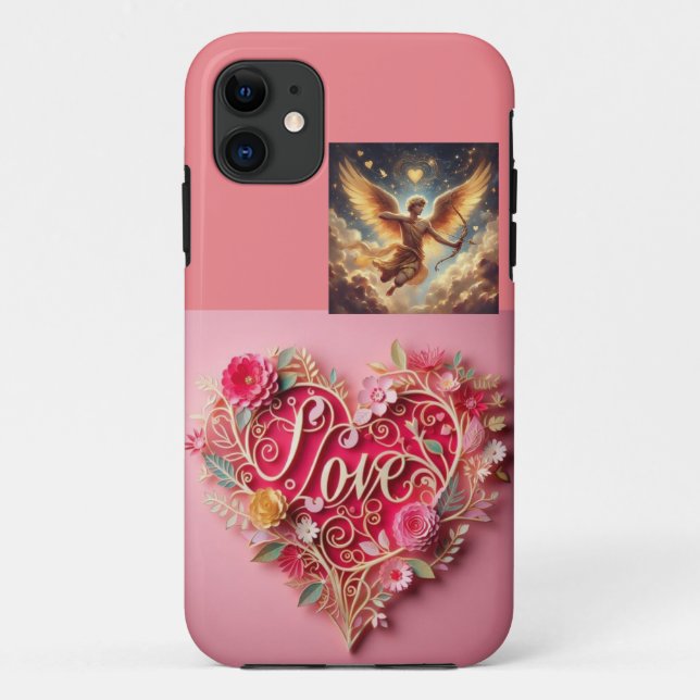 "Heart's Guardian: capas de iphone com Amor" (Verso)