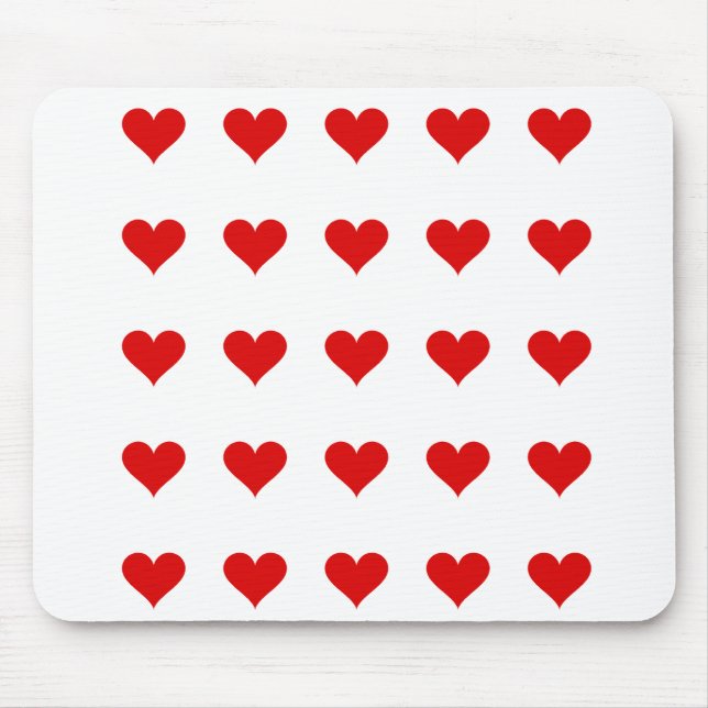 Hearts Mouse Pads & Desk Mats (Frente)