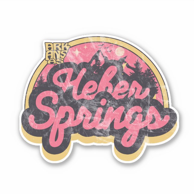 Heber Springs, Arkansas  Adesivo (Frente)