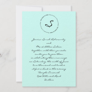 Hebraico, convite para o casamento judaico - Alma 