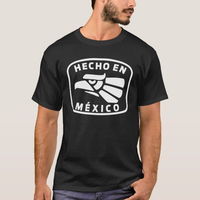 Hecho En México Fez Camisa De T Mexicano Divertida (Frente)