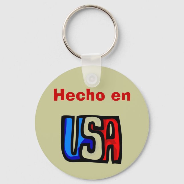 Hecho en USA Chaveiro (Frente)