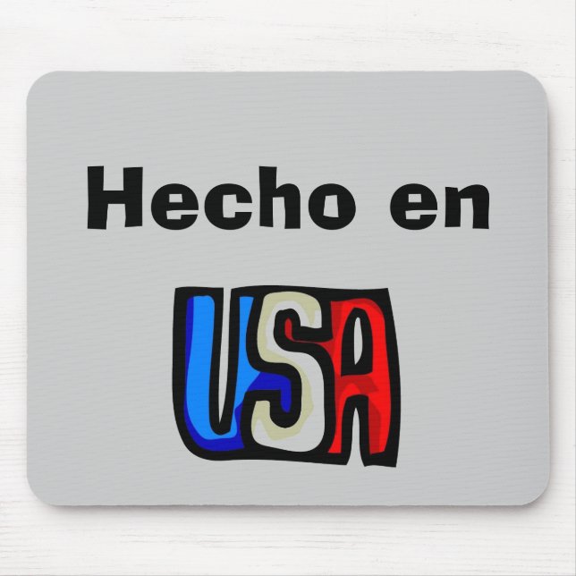 Hecho en USA Mouse Pad (Frente)