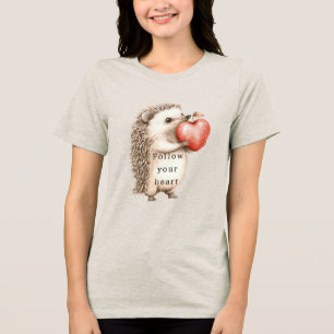 Hedgehog Apple Heart