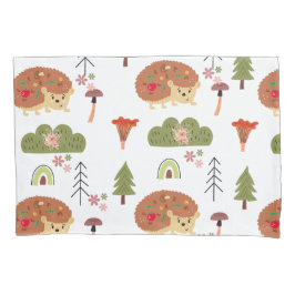 Hedgehog Nature Padrão Arco-Íris Floral