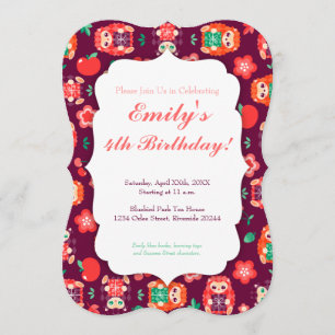 Hedgie bonito com presente - convite feito sob