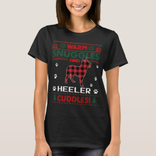 Heeler Dog Passou Natal Pajama Camisa Xmas Feia