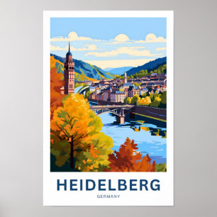 Heidelberg Alemanha Viagem Impressão