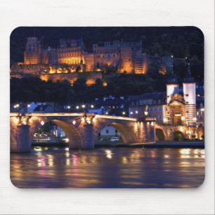 Heidelberg na noite Mousepad