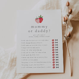 HEIDI adivinha quem Mamãe o cartão de jogo do Chá 