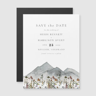 HEIDI Boho Mountain Wildflower Save Data Magnet