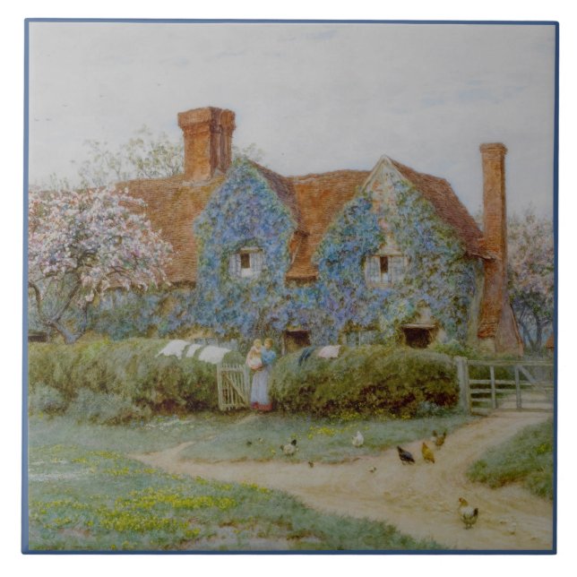 Helen Allingham Buckinghamshire House em Penn Str (Frente)