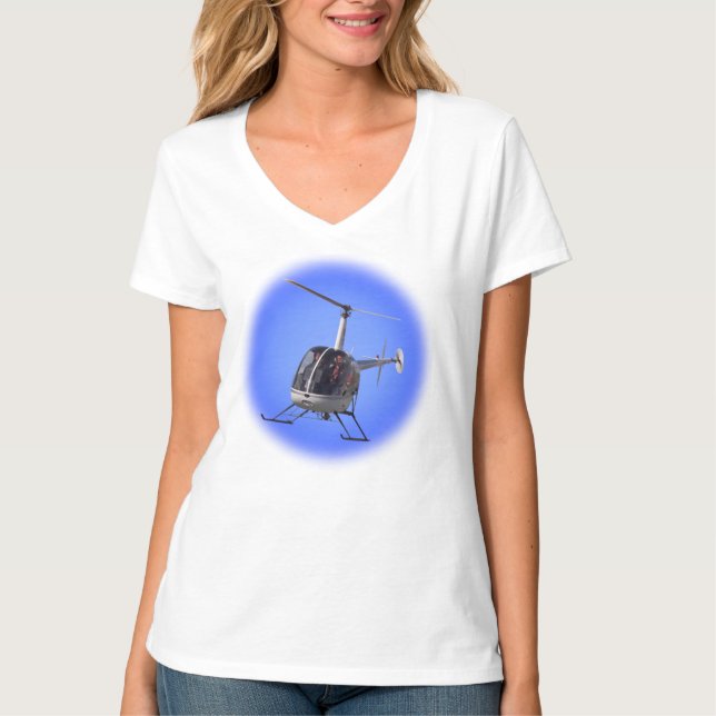 Helicópteros T-shirts Legal Mulheres Camisetas de  (Frente)