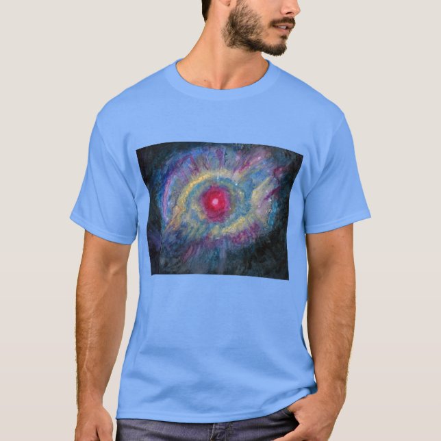 Helix Nebula, camiseta masculina (Frente)