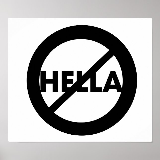 Hella não é uma Poster do Word (Frente)