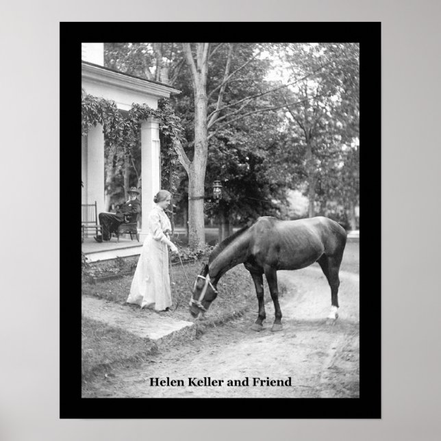 Hellen Keller POSTER VINTAGE (Frente)