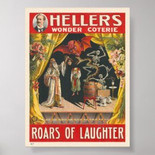 Hellers Wonder Coterie Poster vintage